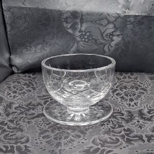 Elegant Lismore Footed Crystal Dessert Bowl by Waterford Crstal